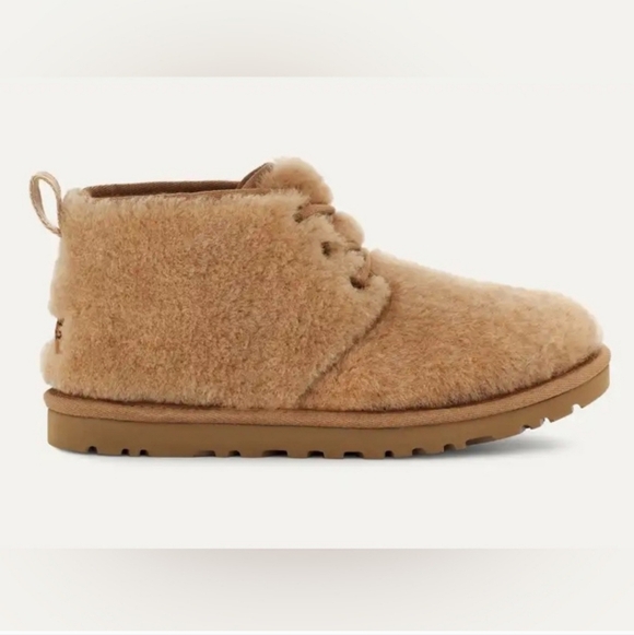 NEW! UGG, Womens Neumel Cozy Lace-up Boots, Chestnut, Size 7 - NIB - Picture 2 of 13